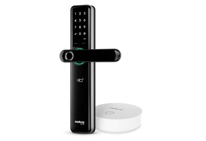 Fechadura inteligente Intelbras IFR 7000+ com hub de automação